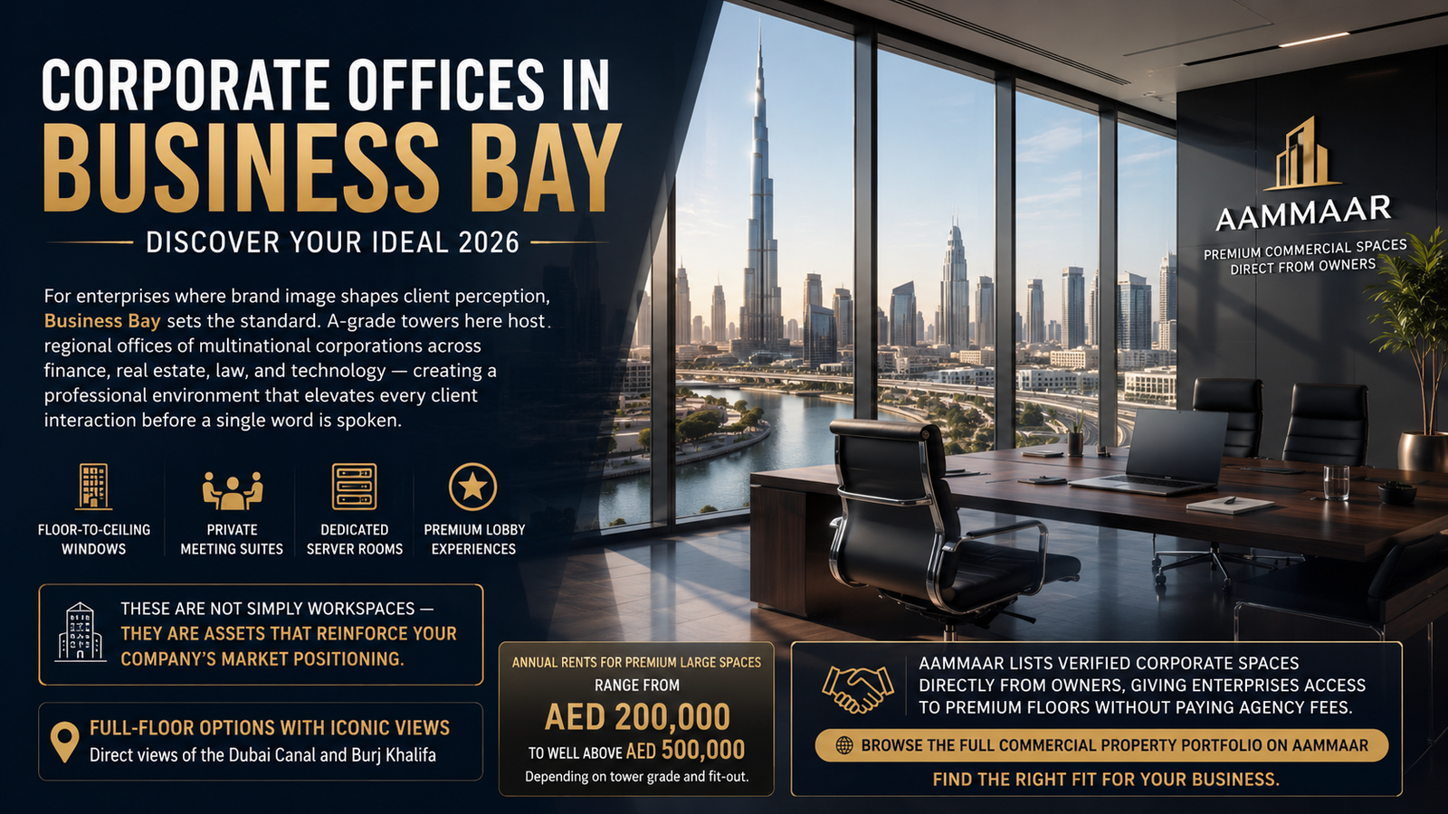 Corporate offices in business bay